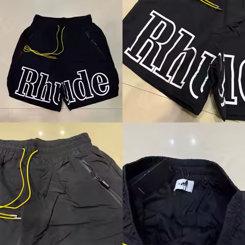 Summer Multi Color Identical Style Men's Sports Pants Rhude Shorts High Quality New Trendy Pants Sto