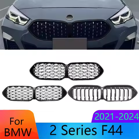 New Style Front Grill Grille for BMW 2 Series F44 2021-2024 Kidney Grille Mesh Grid Replacement Exte