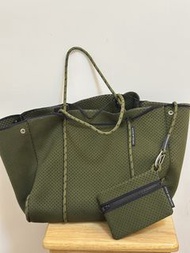 State of escape green tote