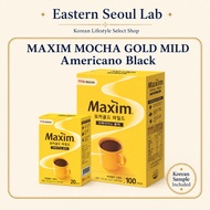 [Maxim] Mocha Gold Mild Americano Black Coffee Mix Korean Instant Coffee Zero Sugar Zero Calorie