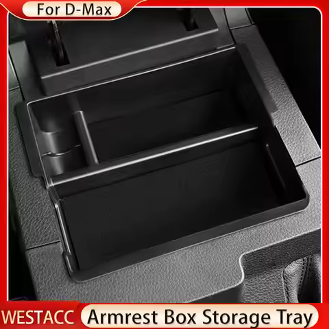 Car Armrest Box Storage Tray for Isuzu D-Max DMAX 2021 2022 2023 MUX Center Console Organizer Insert