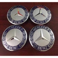 Mercedes C200 C300 C180 E200 E300 S450 Glk300 Glc300 E350 wheel logo Set, mercedes wheel cover combo