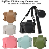 Luxury Fujifilm XT50 Camera Bag Pu Leather Camera Case Pouch For Fujifilm XT50 Fuji XT50 X-T50