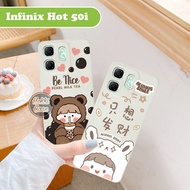 Infinix Hot 50i Softcase - Hot 50i Macaron Case - Hot 50i Casing - Infinix Hot 50i Silicone [UV 09]