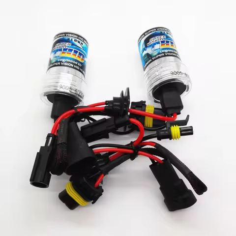 1 Pair 35W HID Xenon Bulbs For Auto Headlight Lamp Line H1 H3 H4-3H7 H11 HB3 HB4 9007-3 5202 9012 -1