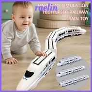 RAELIN High Speed Railway Hobbies Building Toys Sound Light DIY Block