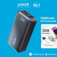 Anker Power Bank, Power IQ 3.0 Portable Charger with PD 30W Max Output (PowerCore 30W), 10,000mAh Battery Pack for iPhone 15/15 Plus/15 Pro/15 Pro Max, MacBook, Dell, Microsoft Surface, and More