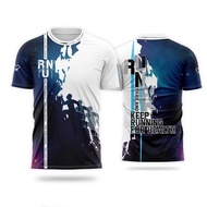 3D printed summer men's short sleeved T-shirt, suitable for outdoor sports, fitness, running, marath