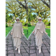 [NEW ARRIVAL✨] Kaftan Klara Ironless Set Raya 2023 Baggy Sejuk Selesa Kain Sarung Kurung Pario Cafta