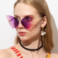 spek mata spek mata silau spek mata viral spek mata hitam New Butterfly Sunglasses Women Fashion Lar