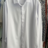 European Version Large Size Men's Long-Sleeved Shirt Top Men's Non-Iron Business Silk High-End Drape