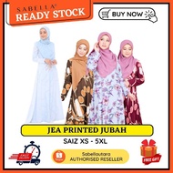 DRESS IRONLESS SABELLA JEA JUBAH BERCORAK READY STOCK