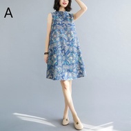 Traditional Clothing Chinese Style Retro Button Cheongsam Skirt