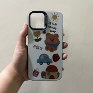 Cute korean case / case iphone 15 pro, 12/ 12 pro, 12/13 Pro Max, 14 Pro Max