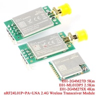 1-5Pcs E01-2G4M27D E01-ML01DP5 E01-2G4M27SX ebyte nRF24L01P nRF24L01 PA LNA Long Range 2.4GHz SPI DI