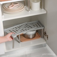 Retractable Multi-Layer Kitchen Sink Cupboard Storage Rack Household Seasoning Storage Rack Stainless Steel Countertop Organizing Rack