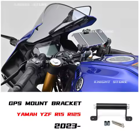 Suitable for Yamaha YZF R125 modified navigation bracket YZF R15 motorcycle modified GPS mobile phon