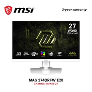 MSI MAG 274QRFW 27" 2560x1440 WQHD, 200Hz, Rapid IPS, 0.5msGtG Gaming Monitor