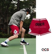 Deuce Brand Vibe Shorts Chi Town Chicago White Red Drawstring Loose Basketball Pants [ACS]
