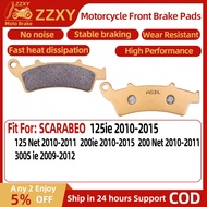 1 Pair Motorcycle Front Brake Pad For SCARABEO 125ie 2010-2015 125 Net 2010-2011 200ie 2010-2015 200