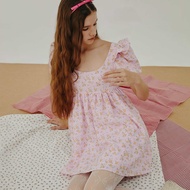 FLAT2112 FF0702 : CECILIE FLORAL PRINTS MINI DRESS เดรสลายดอกไม้