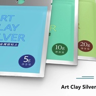 5g/10g Art Silver Clay 999 sterling silver Mud Handmade Diy Silver Jewelry Christmas Couple Ring Pen
