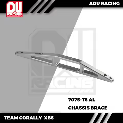 ADU Racing CENTER CHASSIS BRACE CNC 7075-T6 ALUMINUM FOR TEAM CORALLY XB6 C-00180-970