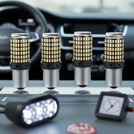 2pcs 1156 T20 LED Lamps BA15S BAU15S Indicator Light P21W 7440 1157 BAY15D Amber White Red CanBus  2