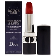 Christian Dior Rouge Dior Couture Lipstick Satin - 080 Red Smile Lipstick (Refillable) Women 0.12 oz