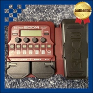 ZOOM B1X FOUR Multi-Effects Pedal for Bass in Red, featuring 9 types of amplifier/cabinet models and