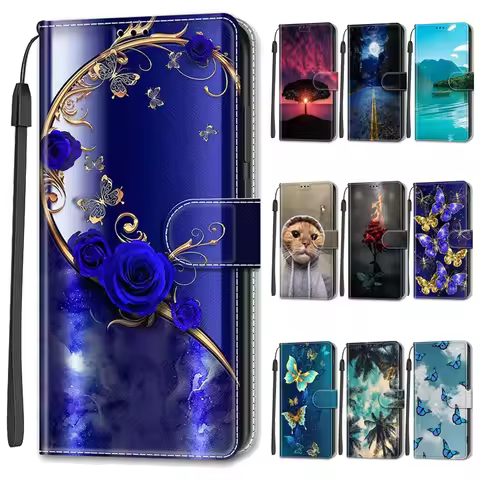 Wallet Leather Phone Case For OPPO A40 A60 A38 A58 A78 4G A59 A79 A3X A3 5G Coque Magnetic Flip Cove