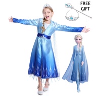 Elsa Dress Frozen 2 Kostum Princess / Gaun Elsa Frozen 2 / Dress Anak Frozen 2 / Baju Dress Frozen 2