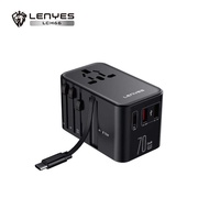 LENYES LCH66 70W GaN Universal Travel International Charger Dual Port USB + Type C Fast Charging Bui