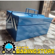 2-Tier 3-Compartment Iron TOOL BOX - 2-STACK Toolbox - Toolbox OPT TOOL Storage