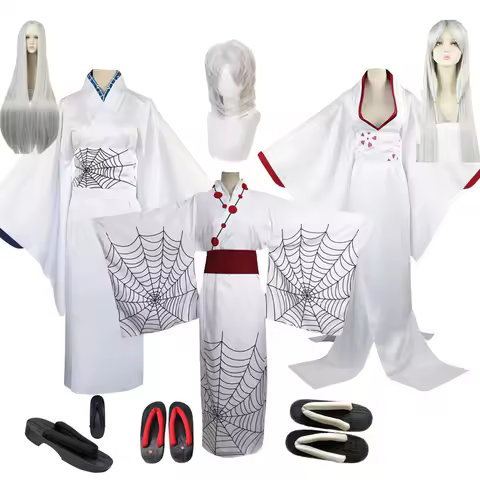 Anime Demon no Yaiba Spider Rui Mother Sister Cosplay Costume Wigs Halloween Costumes Party Dress Cl