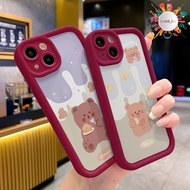 SOFTCASE SILICON ROSE CUSTOM BEAR FOR 8 8+ A03 CORE A04 A5 A5S A7 10 11 C1 9A 9i Y02S Y12 Y15 SMART 