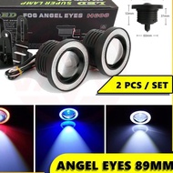 ☟ Foglamp ANGEL EYES FOGLAMP 89MM FOGLIGHT ANGEL EYES FOG LAMP ➹