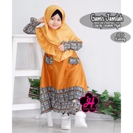 gamis jamilah lova by jasmine hijab - kuning s