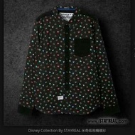 Disney Collection By STAYREAL 米奇紙飛機襯衫(黑標版型/黑色)