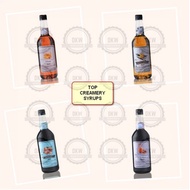 Top Creamery Syrup 750ml for Milktea Coffee Frappe Shakes Desserts Etc (Blueberry Caramel French Van