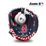 FRANKLIN Franklin MLB 紅襪隊 兒童棒球手套組 右投 9.5吋