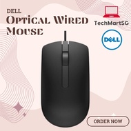 Dell Optical Wired Mouse (Black) (MS116) [TechMartSG]