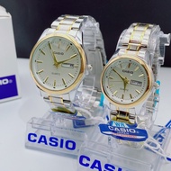 [N-Time]Shop นาฬิกาข้อมือคู่รัก มีวันที่ สัปดาห์ พร้อมกล่องหนังขาวฟรี