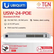 Ubiquiti UniFi 24 port POE switch USW-24-POE switch *UK power cord*