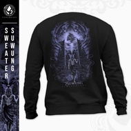 Paramesti Sweater Jawa Suwung Hamengkuana Budaya Wayang Pria Distro Cewek Cowok Manual Plastisol Cot