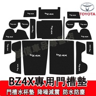 Toyota BZ4X Door Slot Mat BZ4X Water Coaster BZ4X Center Console Decoration Accessories BZ4X Suitabl