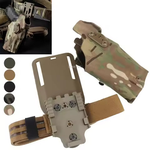 Tactical Holster for G17 Gen4 G19 with X300 X300U Flashlight Quick Locking System Shooting Hunting P