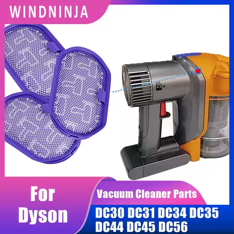 Washable Dust HEPA Filter Replacement For Dyson DC30 DC31 DC34 DC35 DC44 DC45 DC56 Robot Vacuum Clea