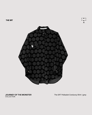 The SRT X13 Polkadot Corduroy Shirt (TBL227) - เสื้อเชิ้ตโอเวอร์ไซส์ผ้าลูกฟูกลายจุด