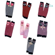 Blala Striped Arm Warmer Arm Sleeves Skull Arm Warmer y2k Arm Sleeves Y2k Arm Cover